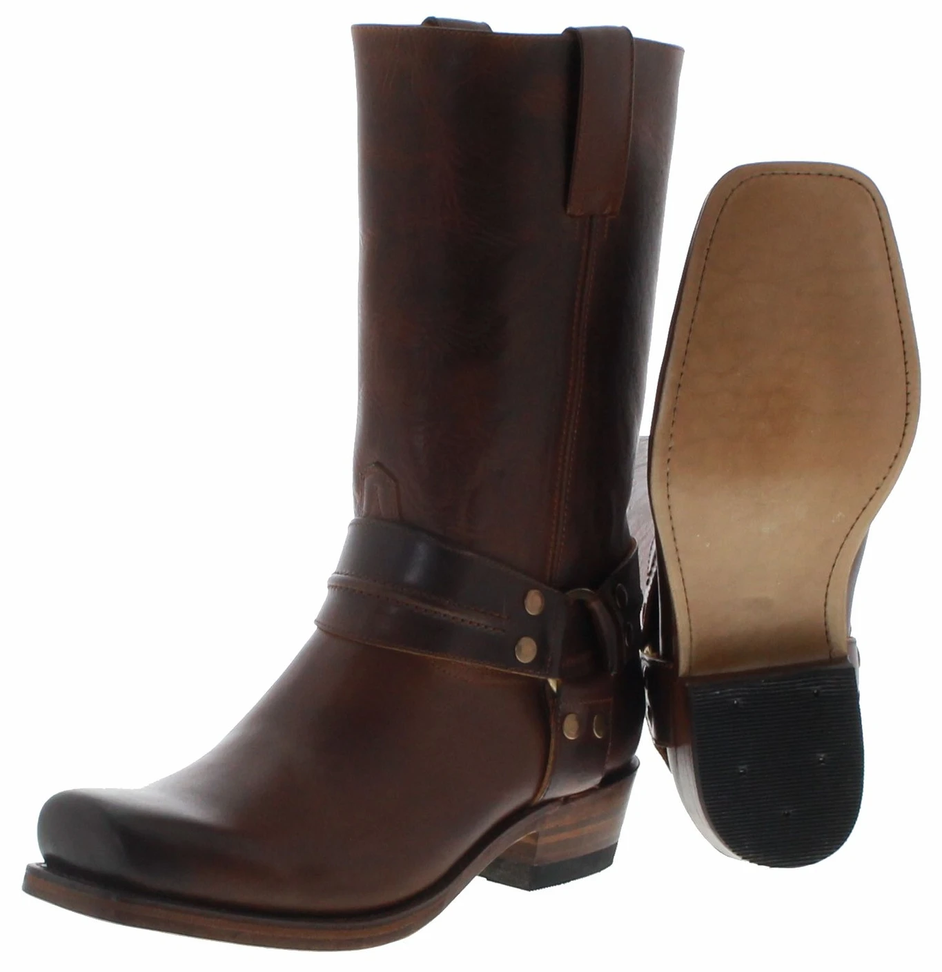 BLUES HIGH Braun Bikerstiefel 4 BLUES HIGH Braun Bikerstiefel – Bild 4