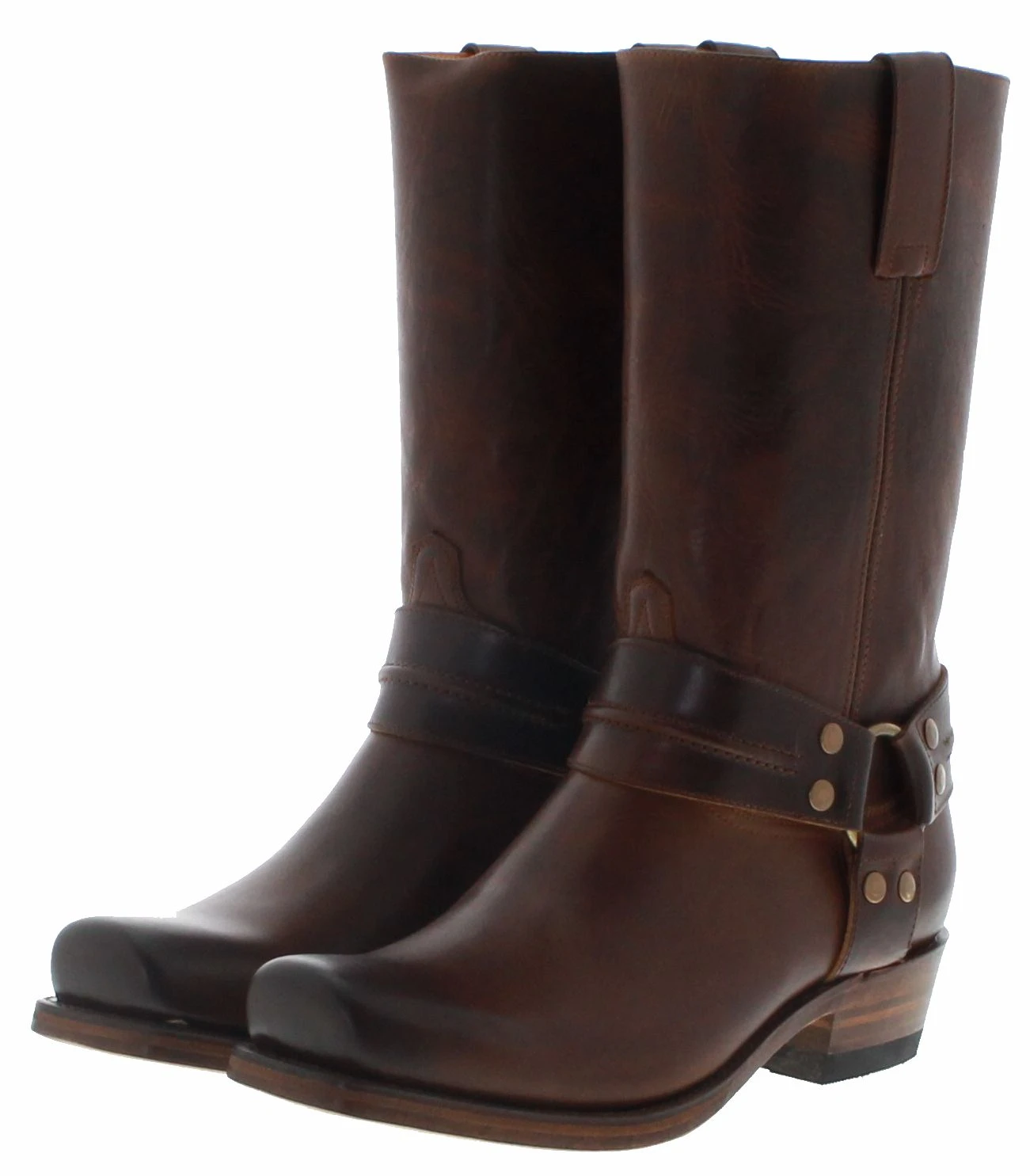 BLUES HIGH Braun Bikerstiefel 2 BLUES HIGH Braun Bikerstiefel – Bild 2