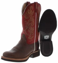 1711 HORSEMAN Damen Braun Rot Westernreitstiefel -Verkaufsgeschäft Bootspire 333545 11
