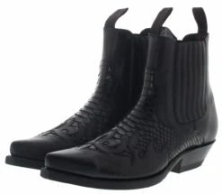 Mayura Boots MB2500 Negro Herren Exotic Westernstiefelette - Schwarz -Verkaufsgeschäft Bootspire 333582 2