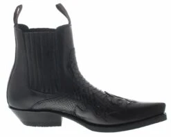 Mayura Boots MB2500 Negro Herren Exotic Westernstiefelette - Schwarz -Verkaufsgeschäft Bootspire 333582 6