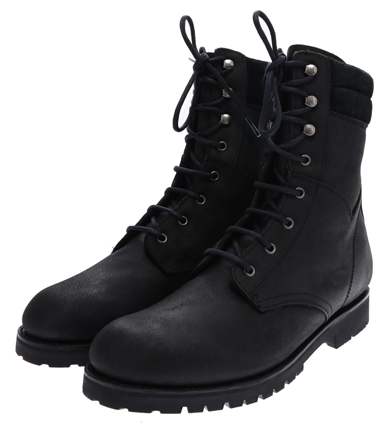 MONTANA Herren Schwarz Bikerstiefel - Thinsulate Isolierung 2 MONTANA Herren Schwarz Bikerstiefel - Thinsulate Isolierung – Bild 2