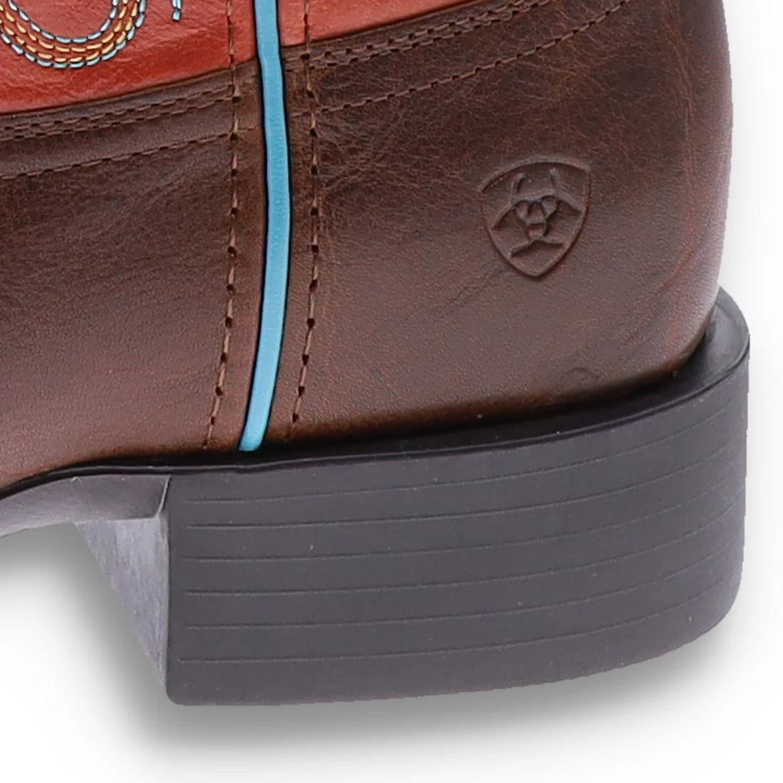 Ariat ROUND UP WIDE SQUARE TOE Damen Braun Westernreitstiefel 7 Ariat ROUND UP WIDE SQUARE TOE Damen Braun Westernreitstiefel – Bild 7