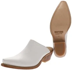 2490 ZUECO Damen Weiß Ledersandale -Verkaufsgeschäft Bootspire 333696 4