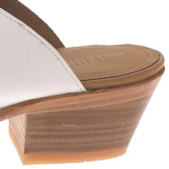 2490 ZUECO Damen Weiß Ledersandale -Verkaufsgeschäft Bootspire 333696 9