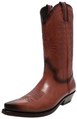 1920 Braun Westernstiefel - Cognac