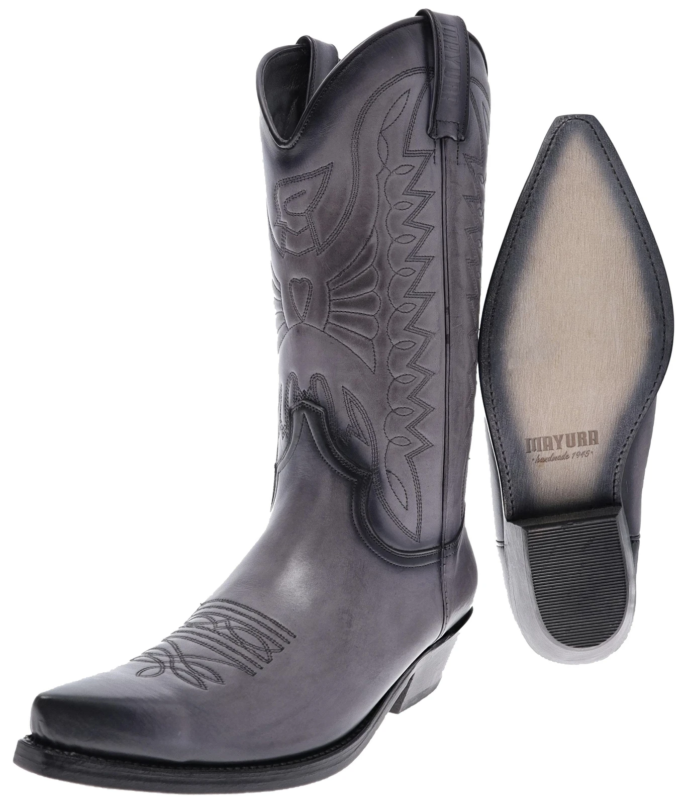 1920 Grau Westernstiefel - Gris 4 1920 Grau Westernstiefel - Gris – Bild 4