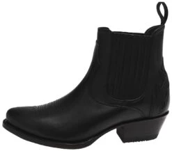 2487 MARYLIN Damen Schwarz Westernstiefelette -Verkaufsgeschäft Bootspire 333742 5