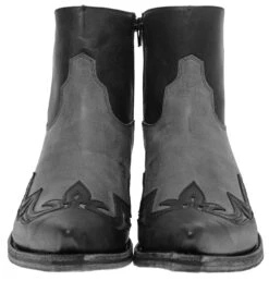 14379 CUERVO WEST Grau Schwarz Westernstiefelette 12 14379 CUERVO WEST Grau Schwarz Westernstiefelette -Verkaufsgeschäft Bootspire 333840 3