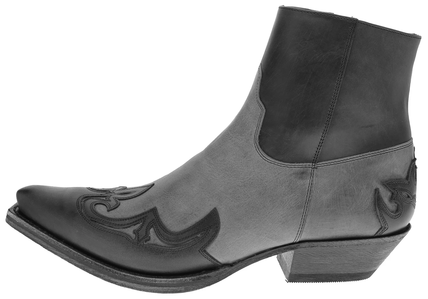 14379 CUERVO WEST Grau Schwarz Westernstiefelette 5 14379 CUERVO WEST Grau Schwarz Westernstiefelette – Bild 5
