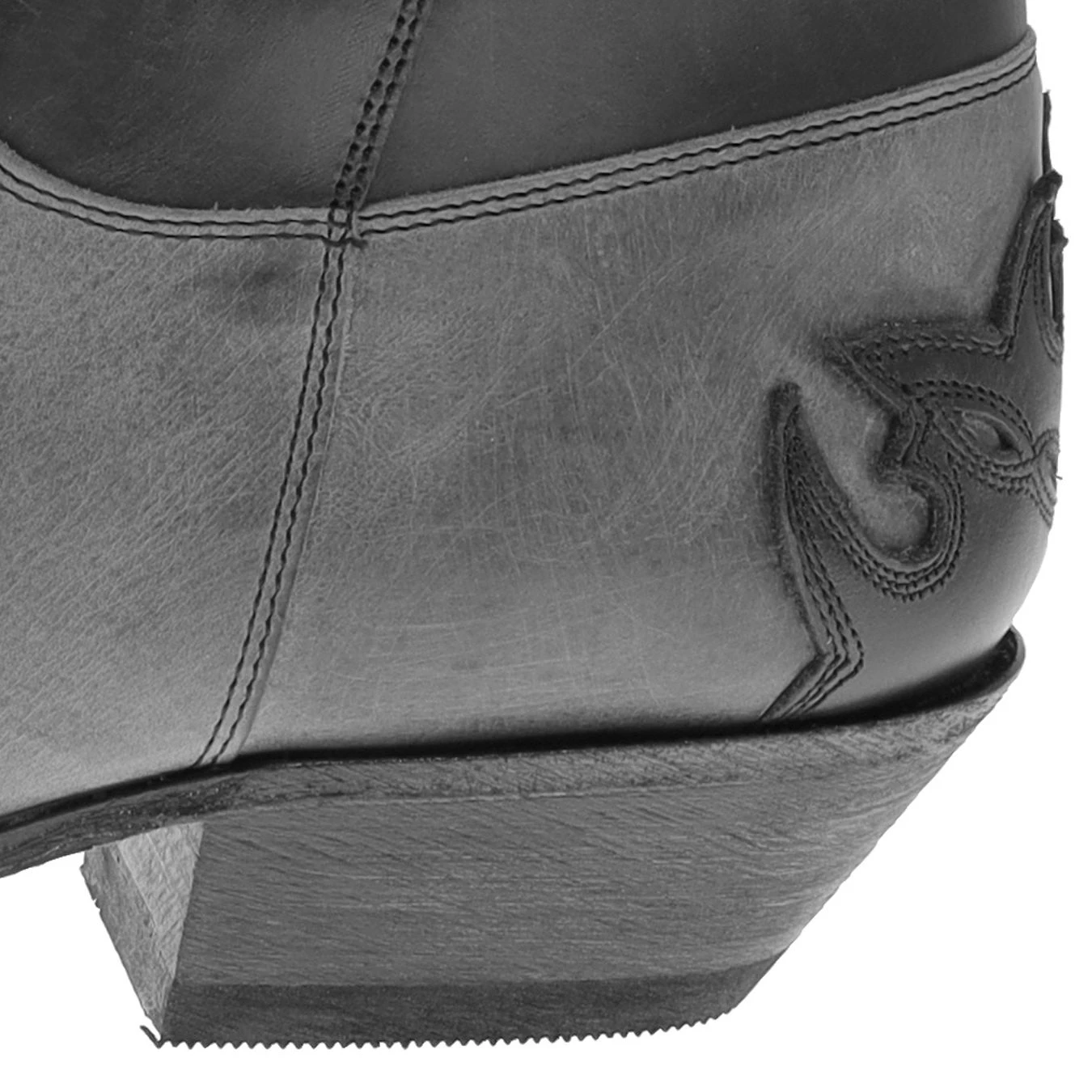 14379 CUERVO WEST Grau Schwarz Westernstiefelette 9 14379 CUERVO WEST Grau Schwarz Westernstiefelette – Bild 9