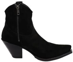 15521 GORCA Damen Suede Schwarz Lederstiefel -Verkaufsgeschäft Bootspire 333892 6