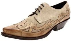 DARIO Herren Westernschuhe Beige