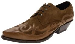 DARIO Herren Westernschuhe Braun - Cognac
