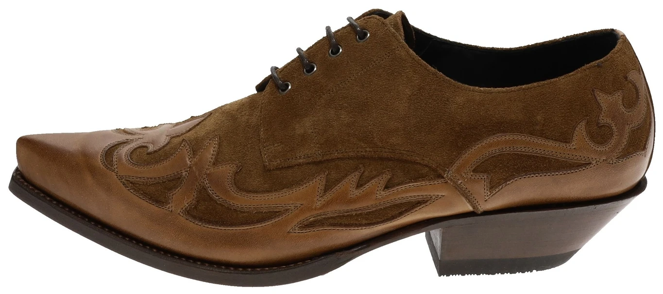 DARIO Herren Westernschuhe Braun - Cognac 5 DARIO Herren Westernschuhe Braun - Cognac – Bild 5