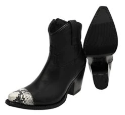 Sendra Boots 17329 Negro Blanco Damen Stiefelette - Schwarz Weiss 13 Sendra Boots 17329 Negro Blanco Damen Stiefelette - Schwarz Weiss -Verkaufsgeschäft Bootspire 333972 4