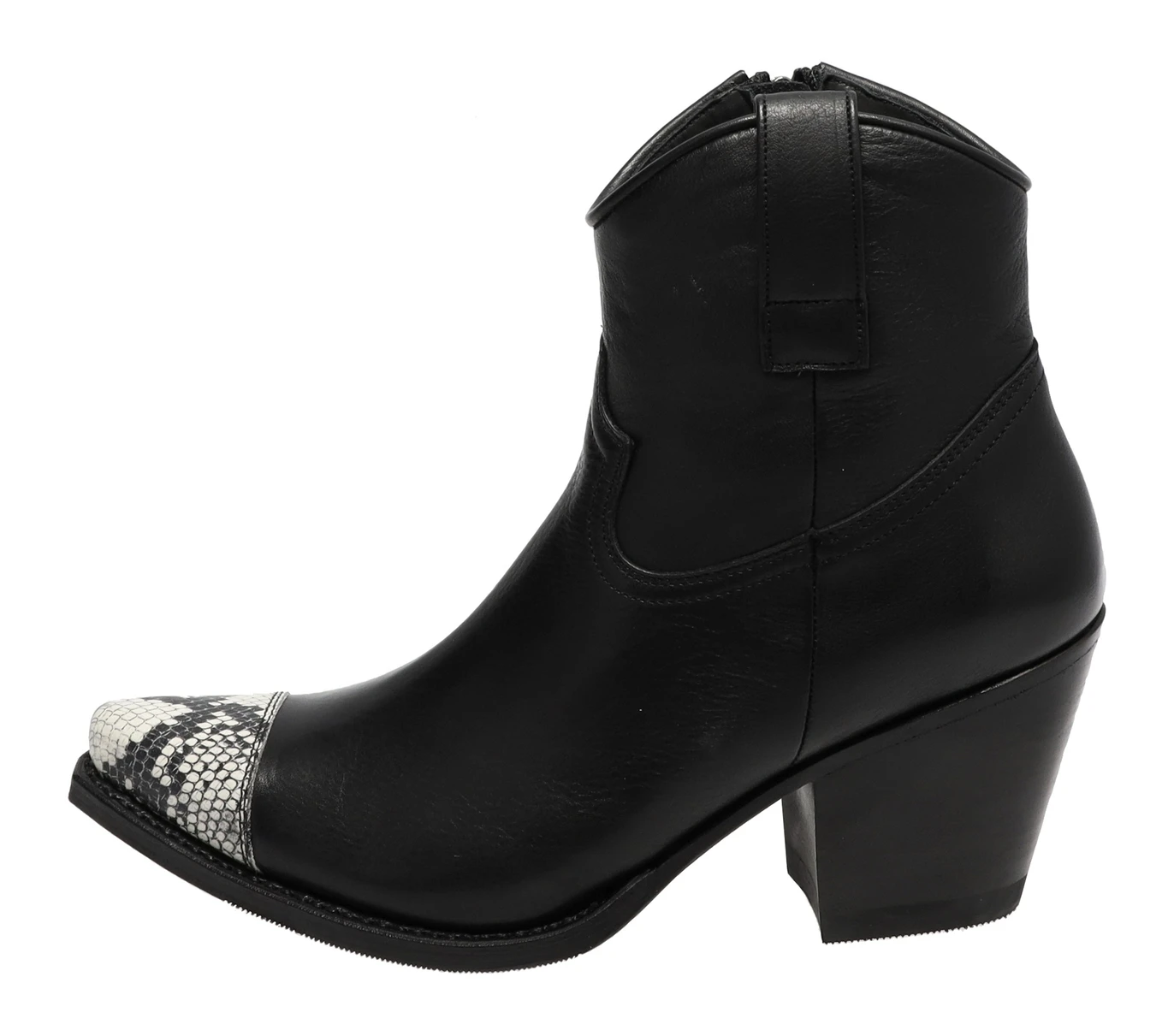 Sendra Boots 17329 Negro Blanco Damen Stiefelette - Schwarz Weiss 5 Sendra Boots 17329 Negro Blanco Damen Stiefelette - Schwarz Weiss – Bild 5