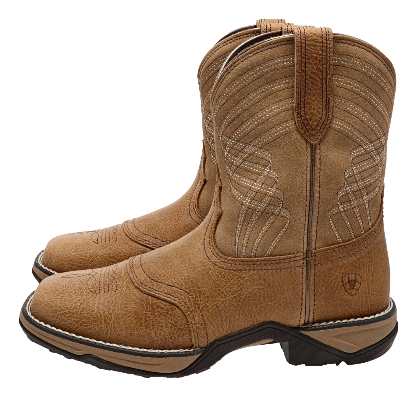 Ariat ANTHEM SHORTIE Damen Braun Westernreitstiefel 6 Ariat ANTHEM SHORTIE Damen Braun Westernreitstiefel – Bild 6