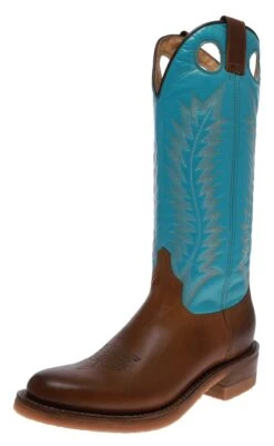17617 LOZA Damen Braun Türkis Buckaroo Stiefel