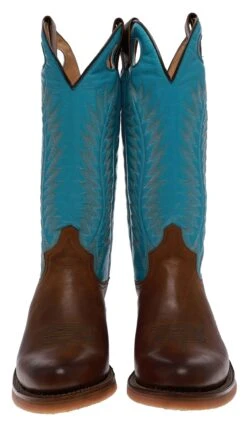 17617 LOZA Damen Braun Türkis Buckaroo Stiefel -Verkaufsgeschäft Bootspire 334195 3