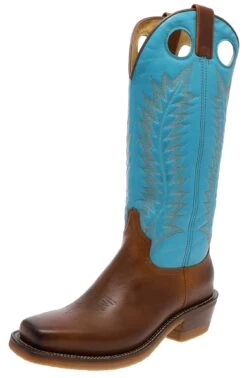 Verkaufsgeschäft Bootspire 10 17617 MUST Damen Braun Türkis Buckaroo Stiefel