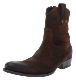 7370 WALT Herren Braun Lederstiefelette