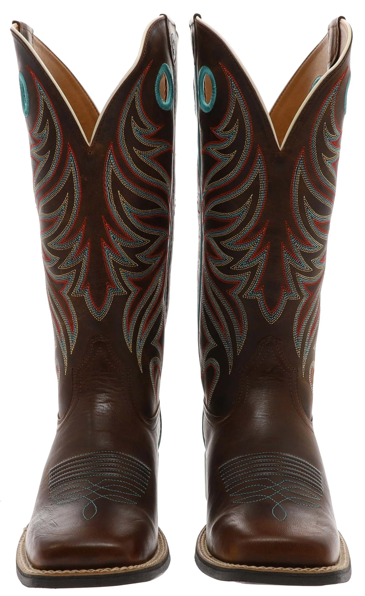 Ariat ROUND UP RYDER Damen Westernreitstiefel Braun 3 Ariat ROUND UP RYDER Damen Westernreitstiefel Braun – Bild 3