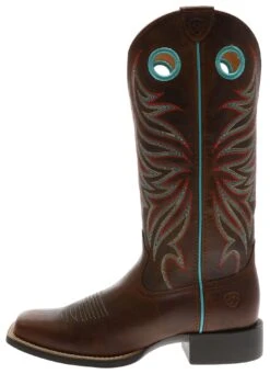 Ariat ROUND UP RYDER Damen Westernreitstiefel Braun 12 Ariat ROUND UP RYDER Damen Westernreitstiefel Braun -Verkaufsgeschäft Bootspire 334410 5