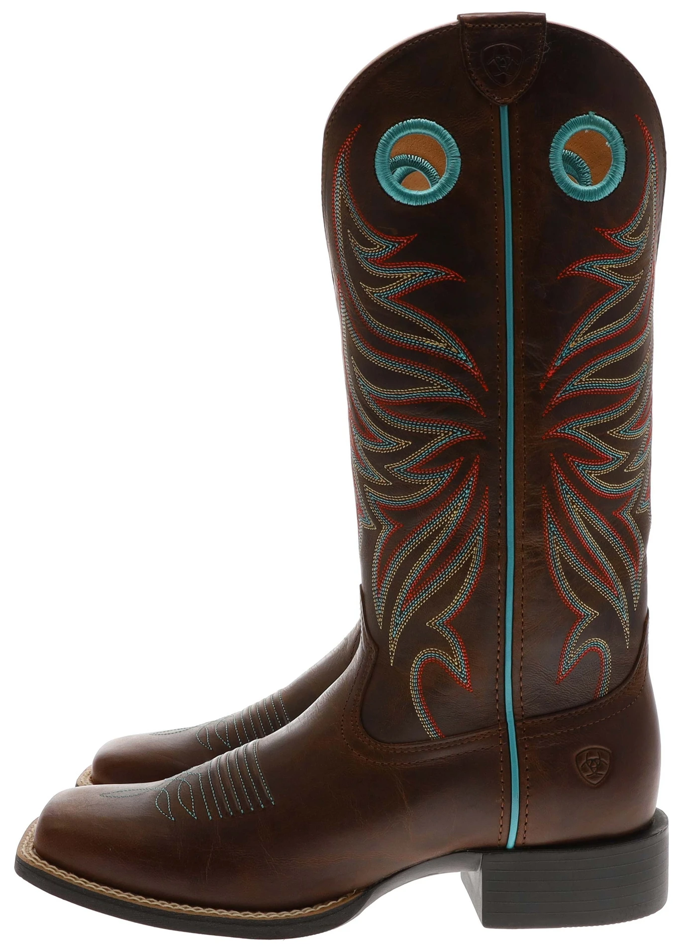 Ariat ROUND UP RYDER Damen Westernreitstiefel Braun 6 Ariat ROUND UP RYDER Damen Westernreitstiefel Braun – Bild 6