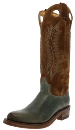 17617 LAZO Herren Grau Braun Buckaroo Stiefel