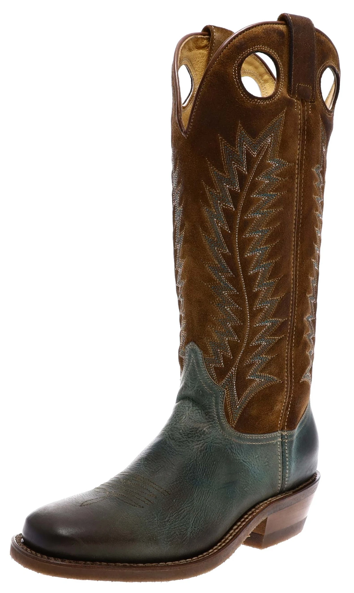 17617 ORTER Damen Grau Braun Buckaroo Stiefel 1 17617 ORTER Damen Grau Braun Buckaroo Stiefel