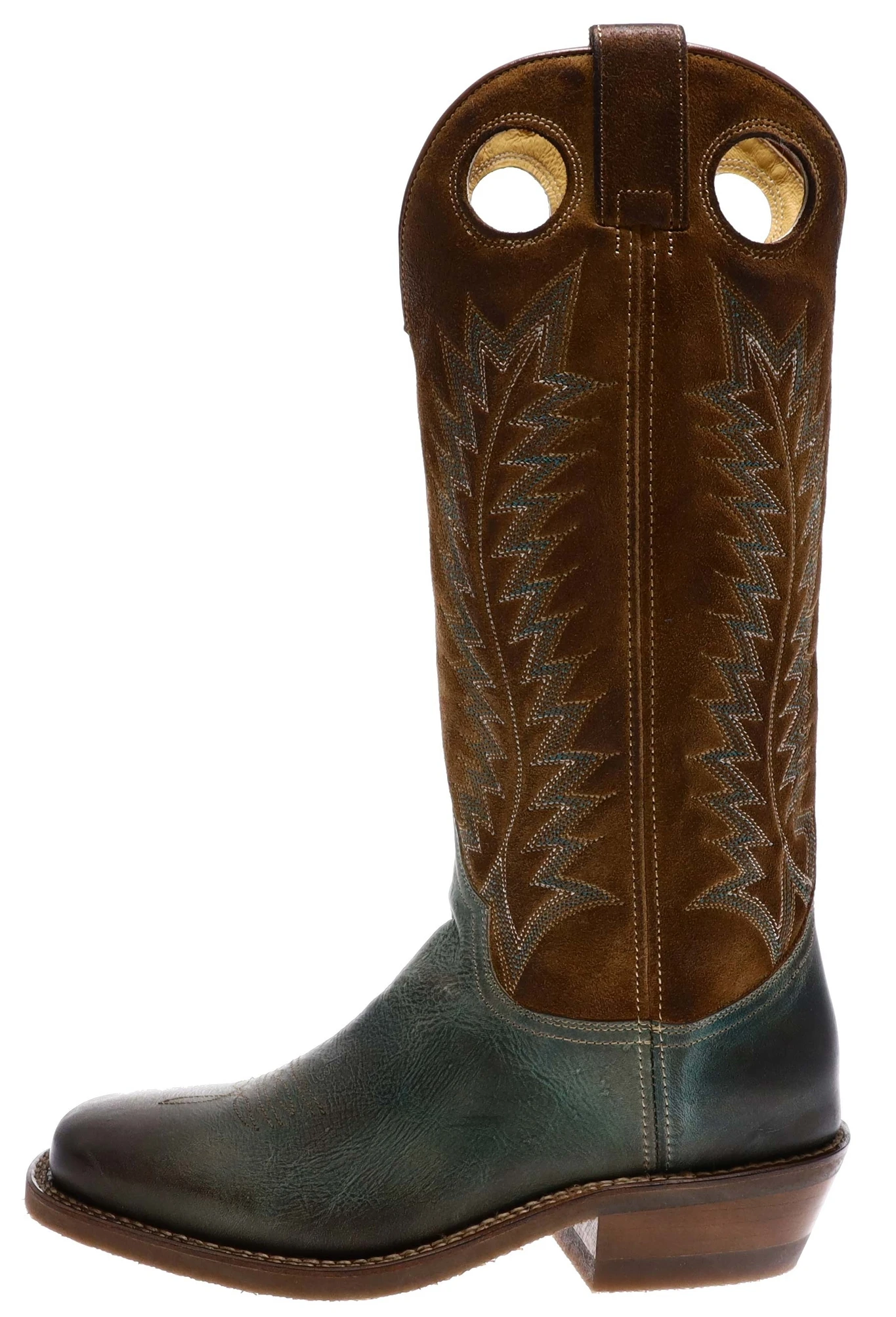 17617 ORTER Damen Grau Braun Buckaroo Stiefel 4 17617 ORTER Damen Grau Braun Buckaroo Stiefel – Bild 4