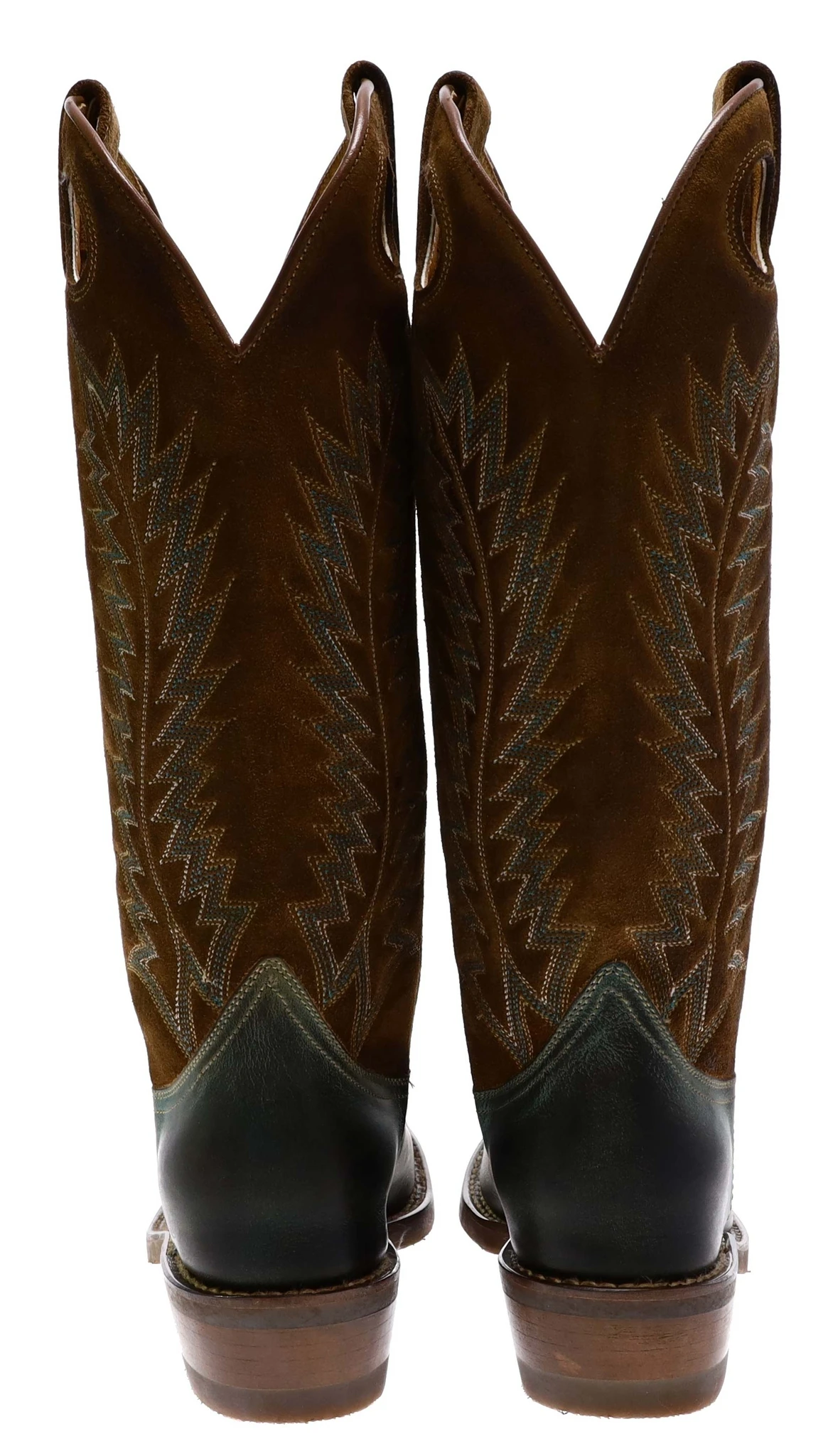 17617 ORTER Damen Grau Braun Buckaroo Stiefel 7 17617 ORTER Damen Grau Braun Buckaroo Stiefel – Bild 7