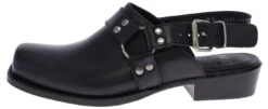 AMIE Damen Schwarz Ledersandale -Verkaufsgeschäft Bootspire 334654 5