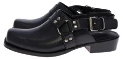 AMIE Damen Schwarz Ledersandale -Verkaufsgeschäft Bootspire 334654 7