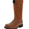 WINTERCATTLE-S Damen Braun Westernreitstiefel - Lammfellfutter