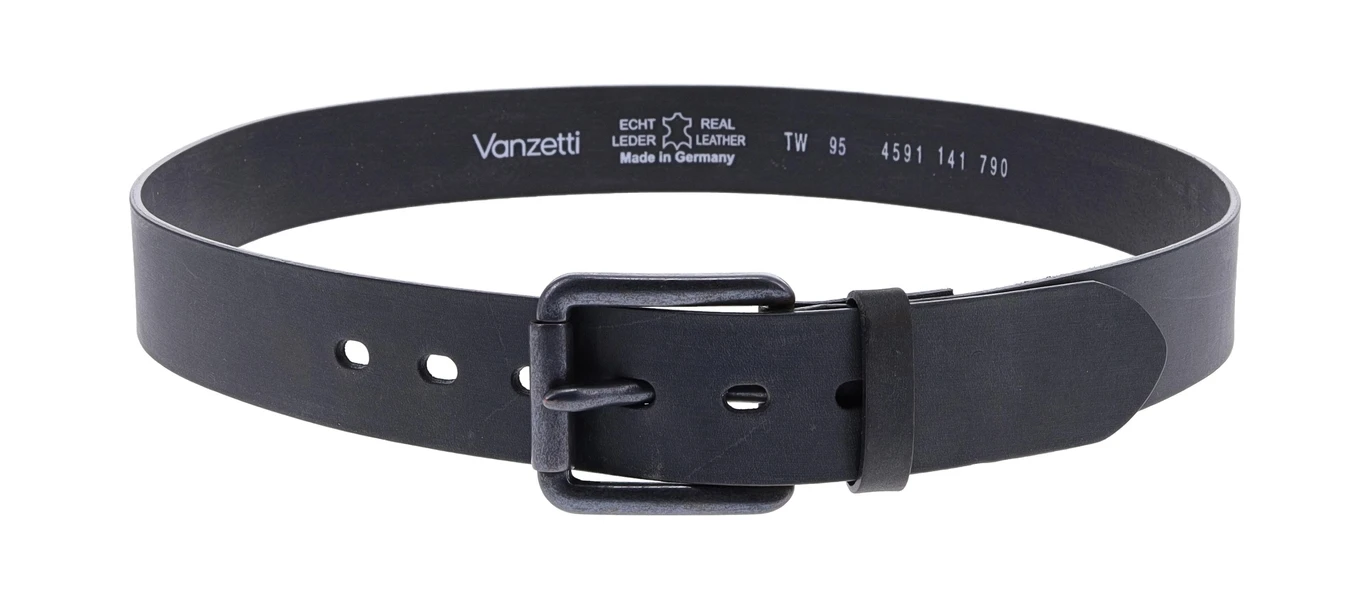 Vanzetti V4591-790 Schwarz Ledergürtel 2 Vanzetti V4591-790 Schwarz Ledergürtel – Bild 2