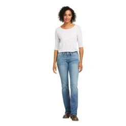 Ariat R.E.A.L. KAREN Perfect Rise Damenjeans -Verkaufsgeschäft Bootspire 334815 4