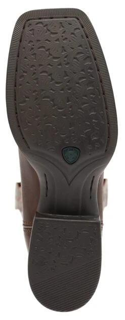 Ariat ROUND UP WST STRETCHFIT Damen Braun Blau Westernreitstiefel -Verkaufsgeschäft Bootspire 335000 10