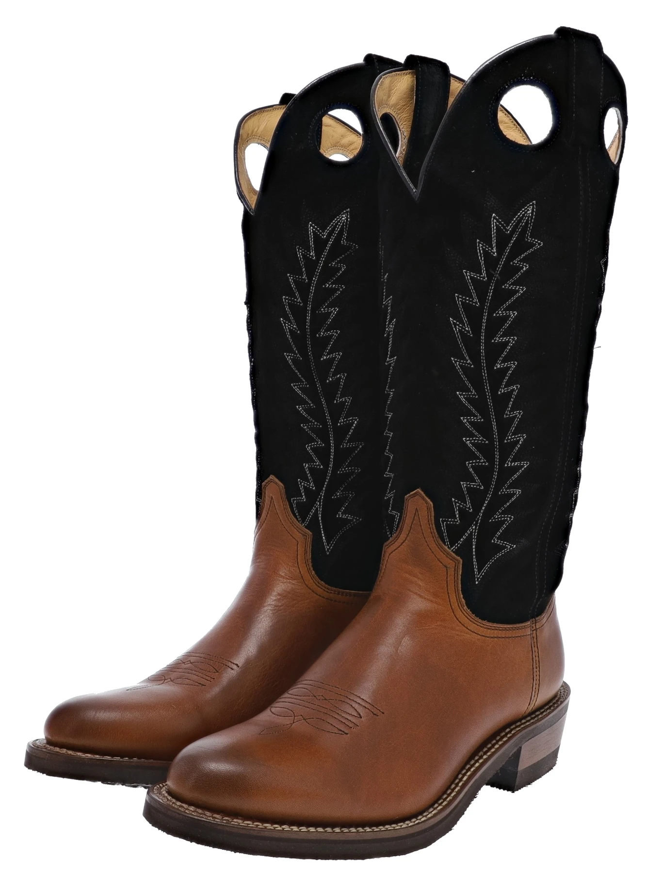 17617 LOZA Damen Braun Schwarz Buckaroo Stiefel 2 17617 LOZA Damen Braun Schwarz Buckaroo Stiefel – Bild 2