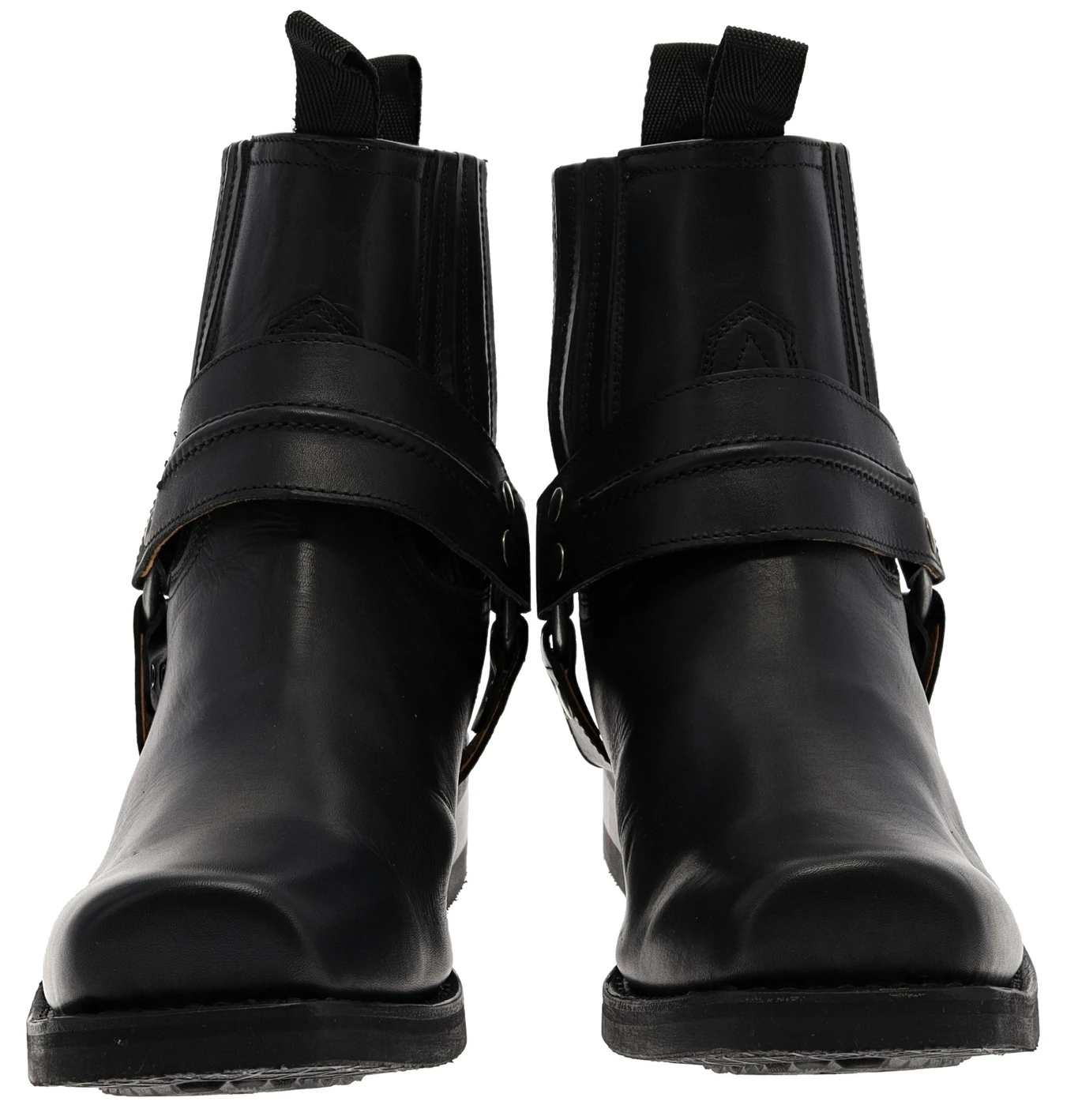 BLUES LOW Schwarz Bikerstiefel 3 BLUES LOW Schwarz Bikerstiefel – Bild 3