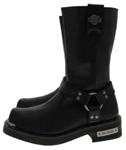 Harley Davidson D96047 LANDON Herren Schwarz Bikerstiefel 15 Harley Davidson D96047 LANDON Herren Schwarz Bikerstiefel -Verkaufsgeschäft Bootspire 335233 7