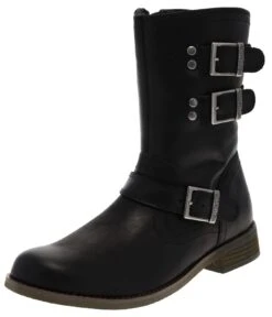 Harley Davidson D84751 DORILEE Damen Schwarz Engineerstiefel