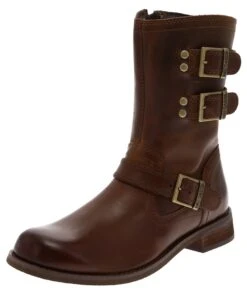 Harley Davidson D84752 DORILEE Damen Braun Engineerstiefelette