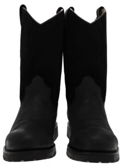 SPURS Herren Schwarz Westernreitstiefel - Reißverschluss -Verkaufsgeschäft Bootspire 335299 3