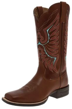 Ariat ROCKDALE Damen Braun Westernreitstiefel