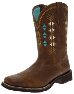 Ariat DELILAH DECO Damen Braun Westernreitstiefel