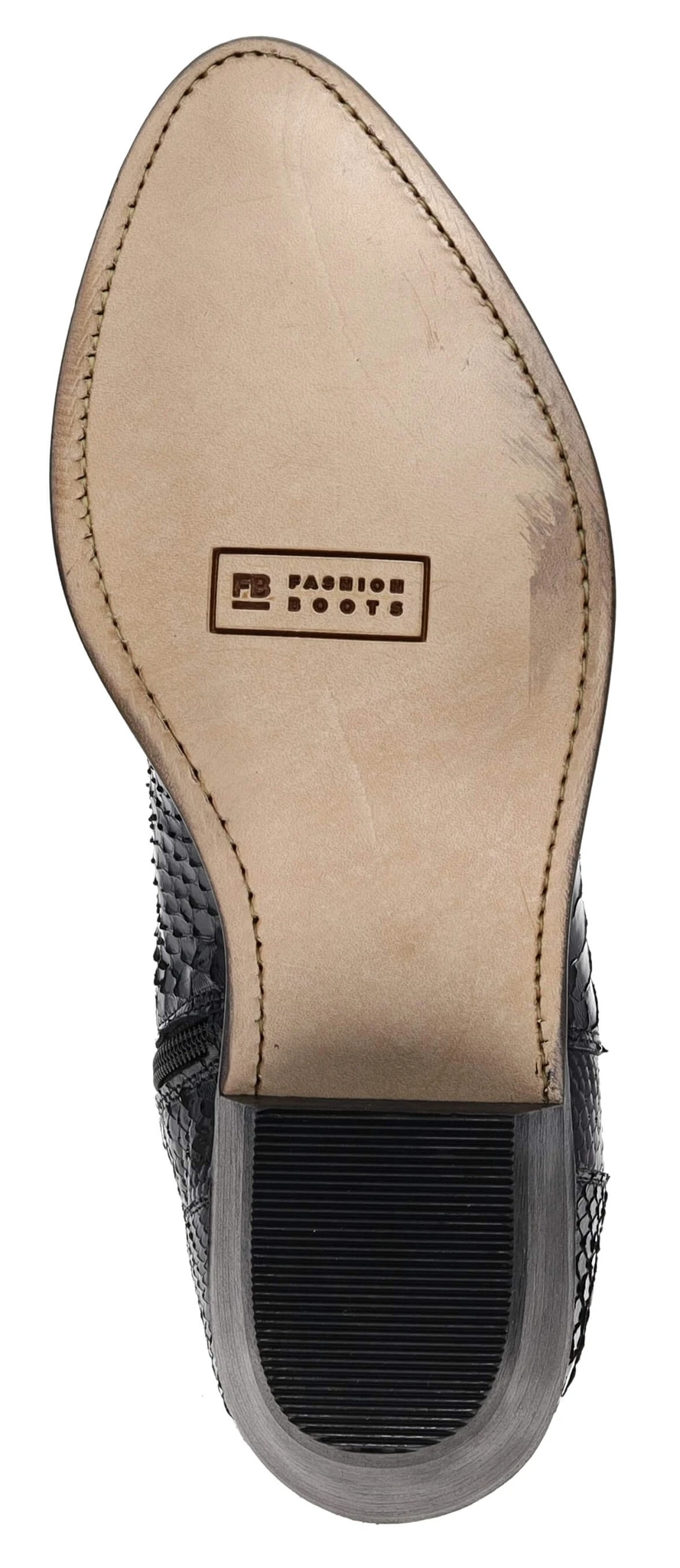 PACITO Herren Schwarz Westernstiefelette - Piton Brillante 8 PACITO Herren Schwarz Westernstiefelette - Piton Brillante – Bild 8