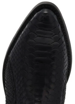 PACITO Herren Schwarz Westernstiefelette - Piton Mate -Verkaufsgeschäft Bootspire 335599 11