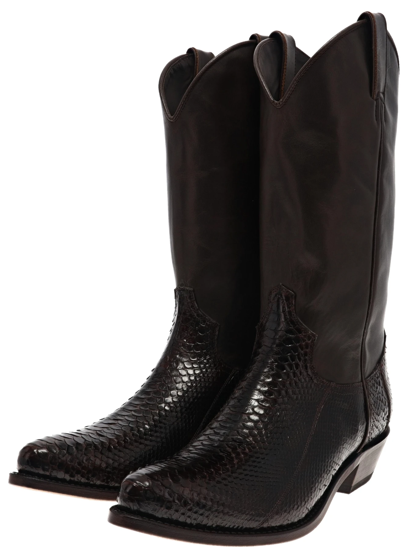 PACO Herren Braun Westernstiefel - Python 2 PACO Herren Braun Westernstiefel - Python – Bild 2